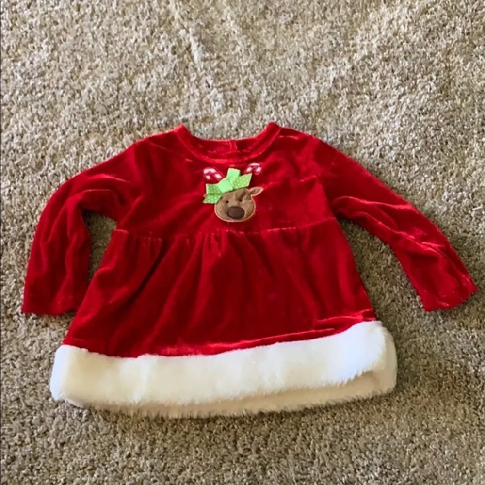Kirkland’s Christmas Dress size 18 mos Pre…